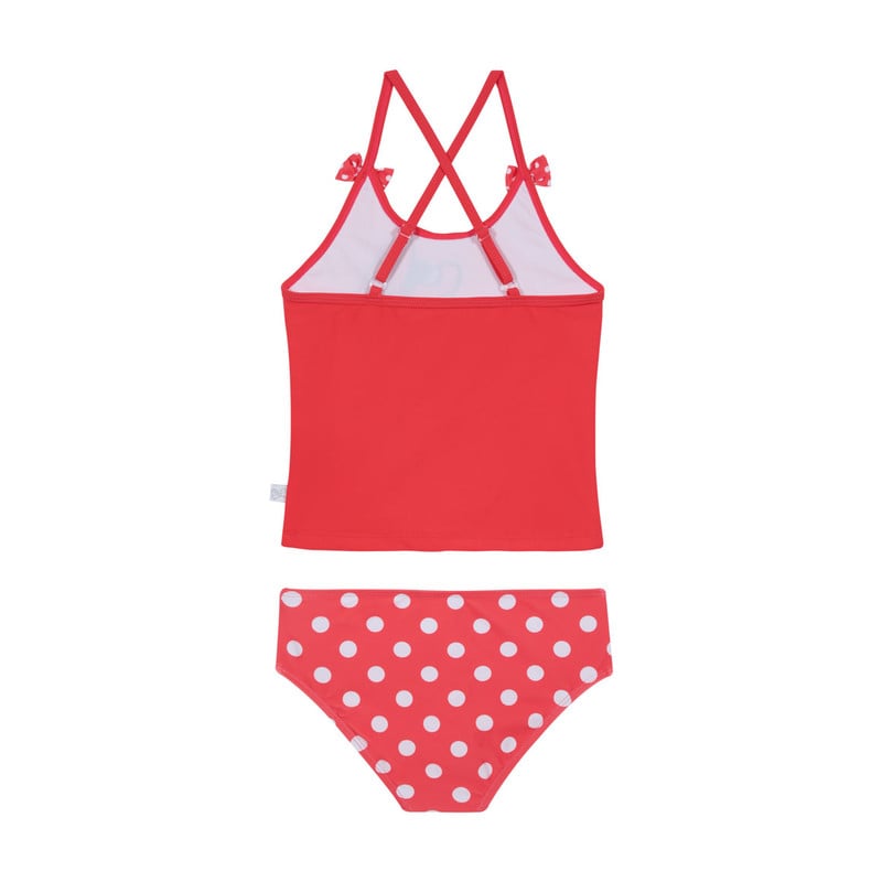 TRAJE DE BAÑO NIÑA DISNEY ROJO TANKINI MINNIE - 2