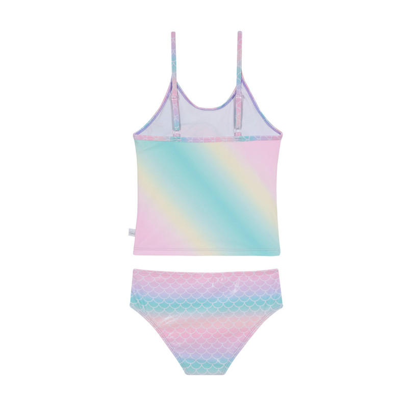 TRAJE DE BAÑO NIÑA DISNEY ROSADO TANKINI PRINCESAS C/VUELOS - 2