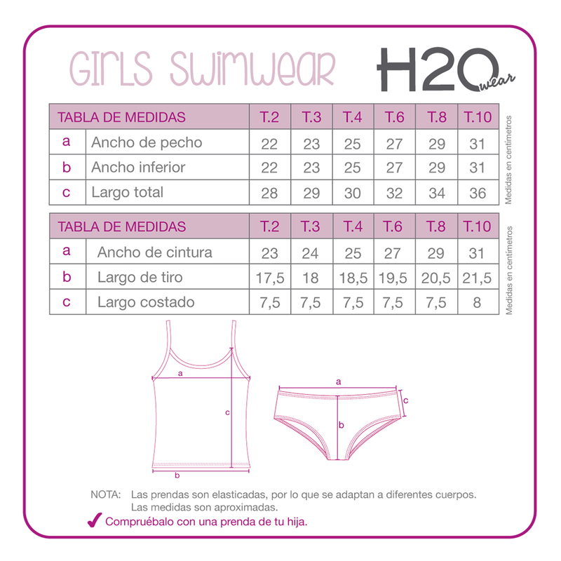 TRAJE DE BAÑO NIÑA DISNEY ROSADO TANKINI PRINCESAS C/VUELOS - 4
