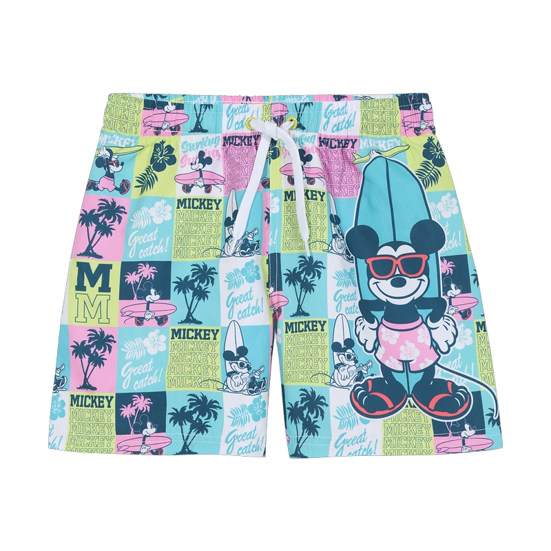 TRAJE DE BAÑO NIÑO DISNEY CELESTE SHORT MICKEY - 1