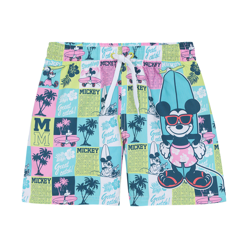 TRAJE DE BAÑO NIÑO DISNEY CELESTE SHORT MICKEY - 1