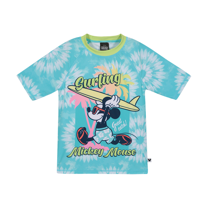 POLERA NIÑO DISNEY CELESTE UV50+ MICKEY M/CORTA - 1