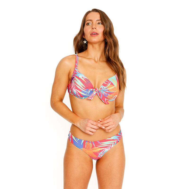TRAJE DE BAÑO MUJER H2O WEAR BIKINI TOP COPAS ESTAMPADO PARA ROJO - 2