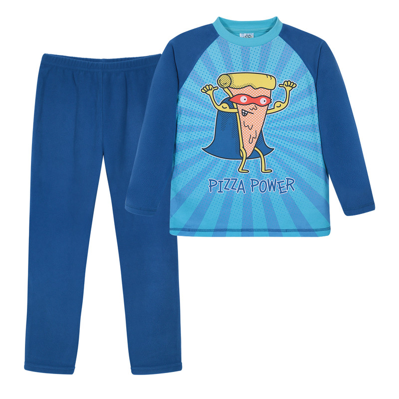 PIJAMA NIÑO POLAR AZUL H2O WEAR - 1