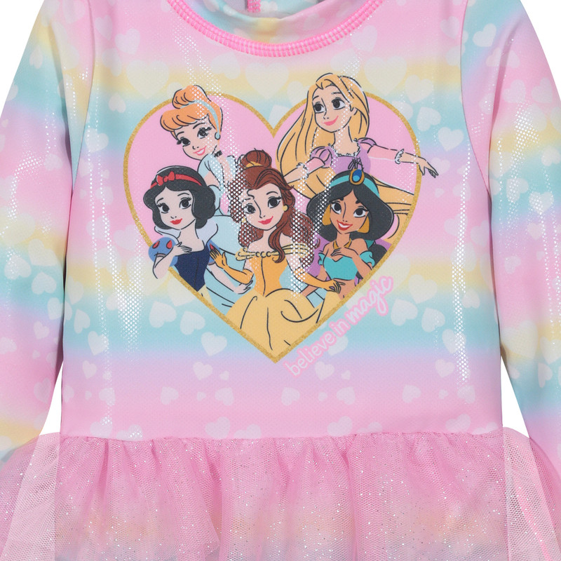 TRAJE DE BAÑO BEBE NIÑA DISNEY MANGA LARGA UV50+ PRINCESAS - 3