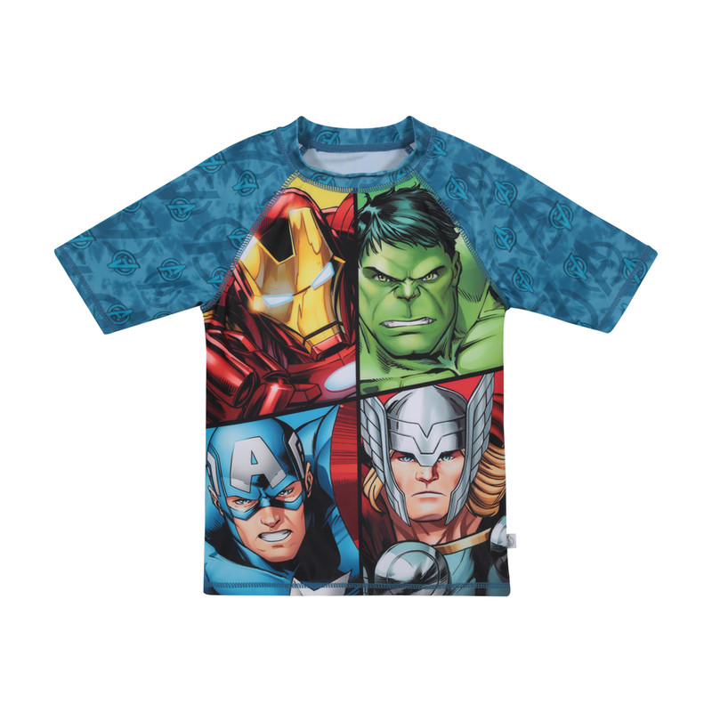 TRAJE DE BAÑO NIÑO DISNEY POLERA UV50+ AVENGERS MARVEL - 1