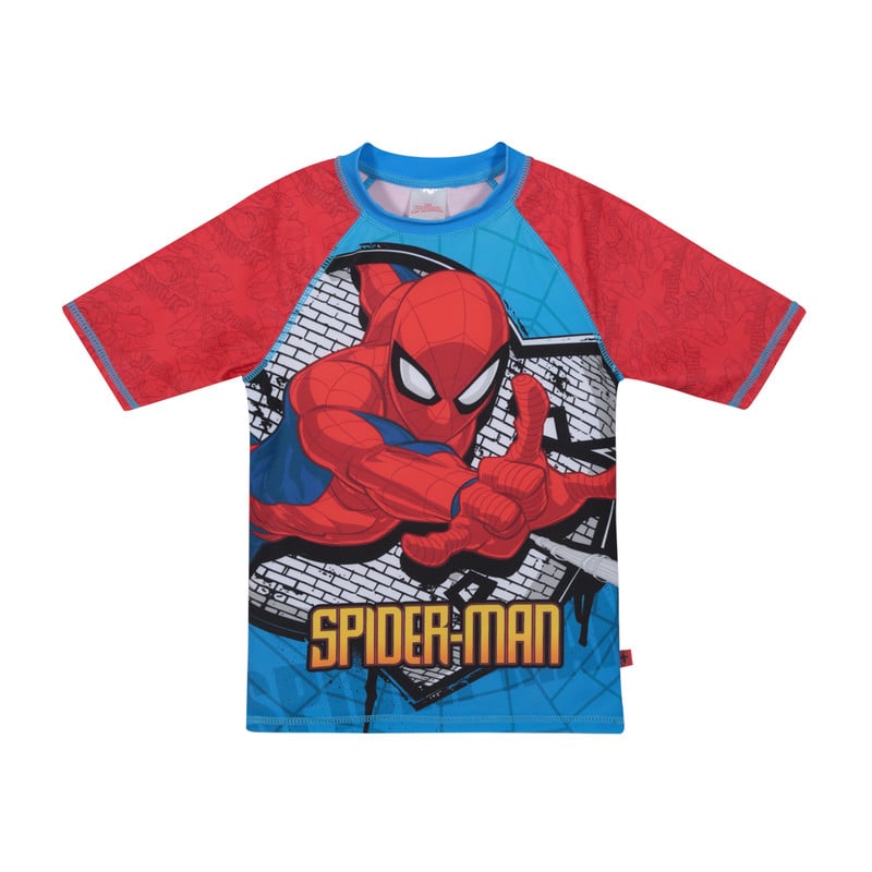 TRAJE DE BAÑO NIÑO DISNEY POLERA UV50+ SPIDERMAN MARVEL - 1