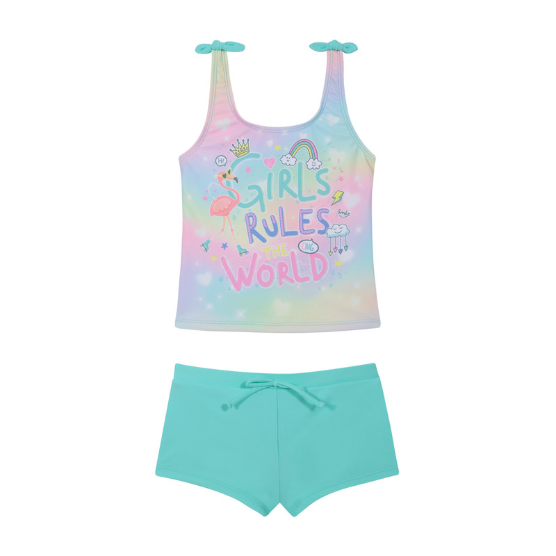 TRAJE DE BAÑO NIÑA H2O WEAR TANKINI UV30+ RULES - 1