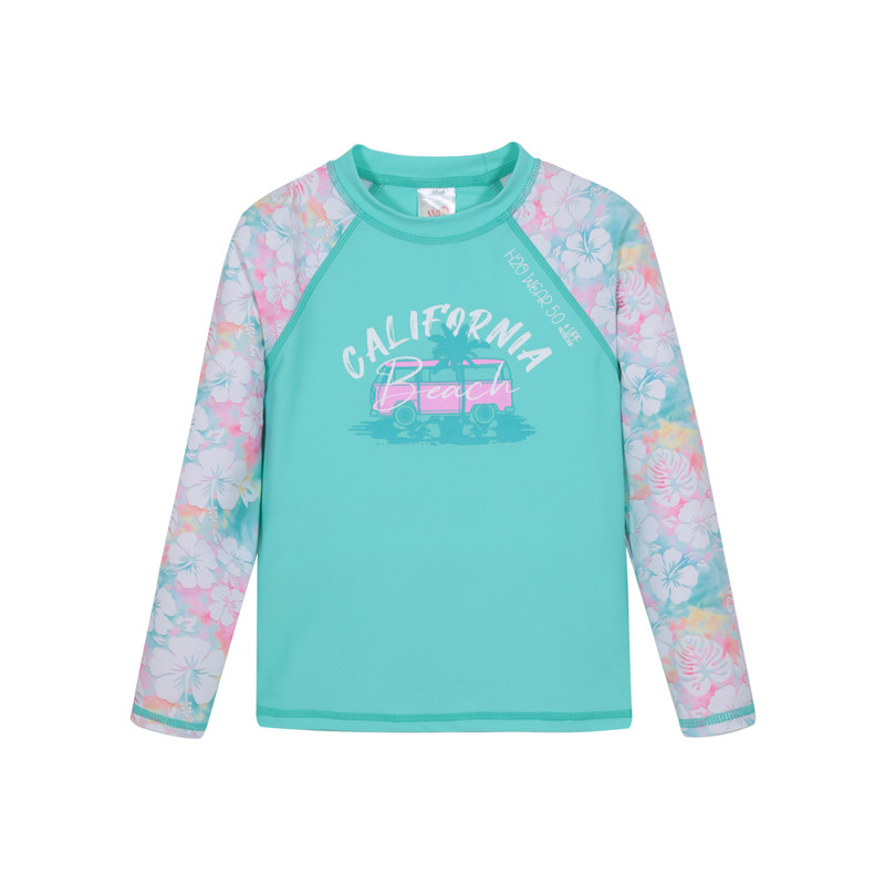 TRAJE DE BAÑO NIÑA H2O WEAR POLERA UV50+ MANGA LARGA - 1