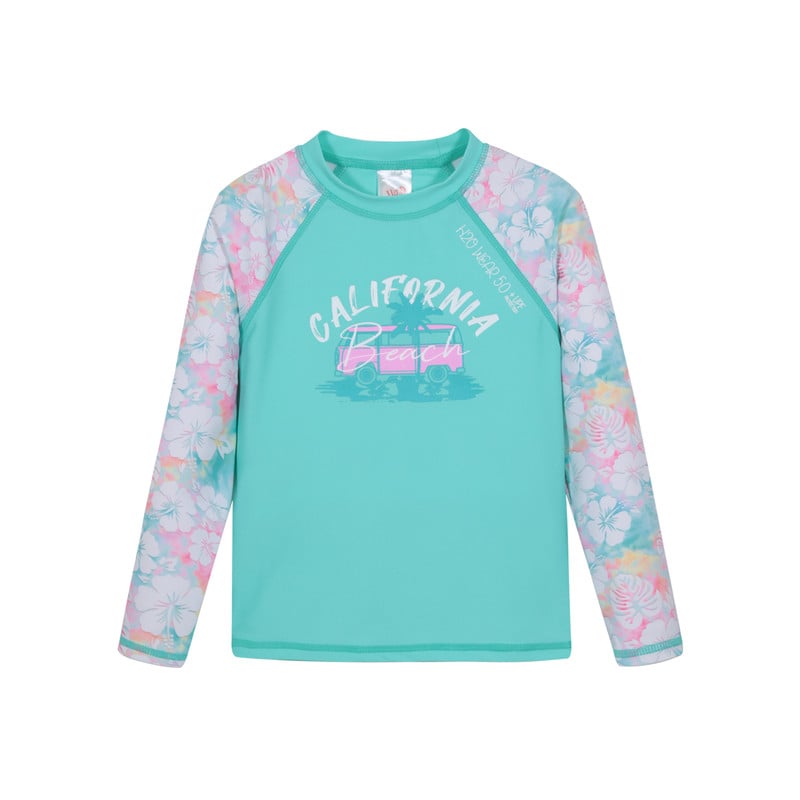 TRAJE DE BAÑO NIÑA H2O WEAR POLERA UV50+ MANGA LARGA - 1