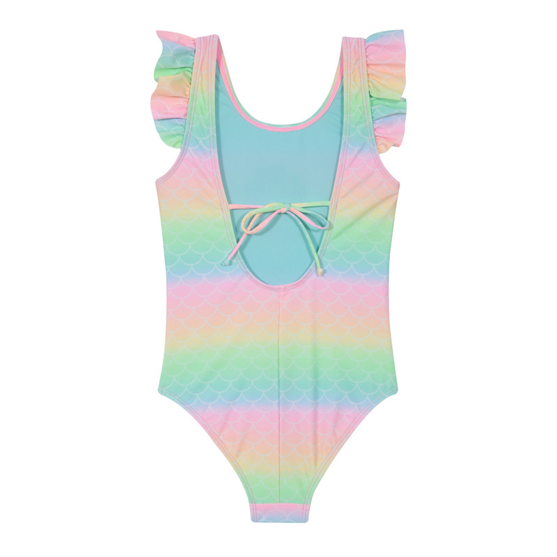 TRAJE DE BAÑO NIÑA H2O WEAR ROSADO ESTAMP. VUELOS UV30+ - 2