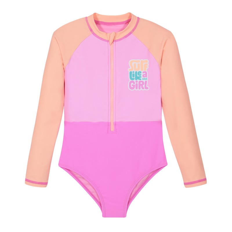 TRAJE DE BAÑO NIÑA H2O WEAR UV30+ COLORES CIERRE - 1