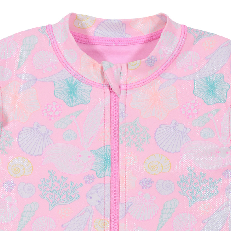 TRAJE DE BAÑO NIÑA H2O WEAR CORAL MANGA CORTA UV30+ - 3