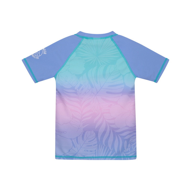 TRAJE DE BAÑO NIÑA H2O WEAR POLERA UV50+ MANGA CORTA - 2