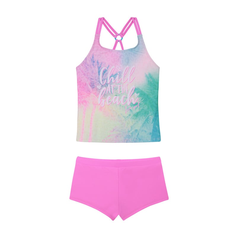 TRAJE DE BAÑO NIÑA H2O WEAR TEENS TANKINI UV30+ ESTAMP. - 1