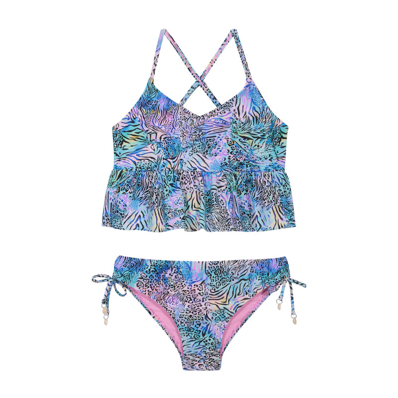 TRAJE DE BAÑO NIÑA H2O WEAR TEENS TANKINI UV30+ VUELOS - 1