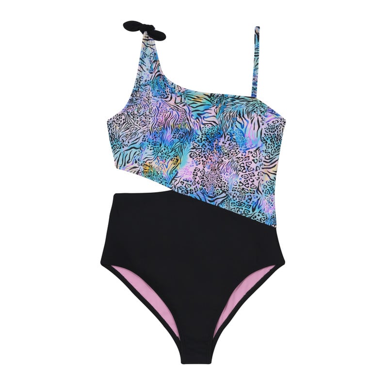 TRAJE DE BAÑO NIÑA H2O WEAR NEGRO TEENS CUT OUT UV30+ - 1