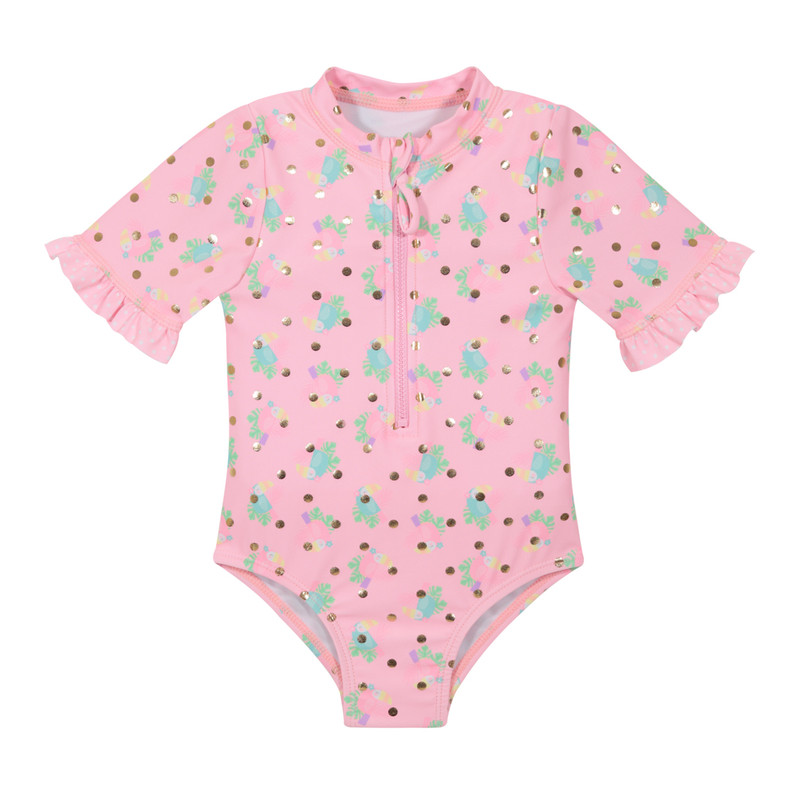 TRAJE DE BAÑO BEBE NIÑA H2O WEAR MANGA CORTA UV50+ - 1