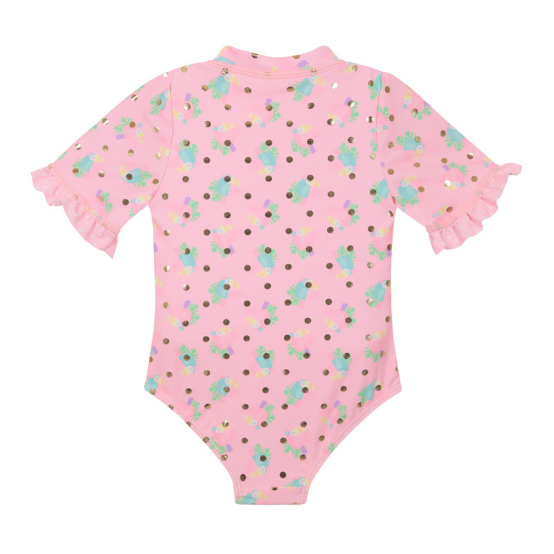 TRAJE DE BAÑO BEBE NIÑA H2O WEAR MANGA CORTA UV50+ - 2