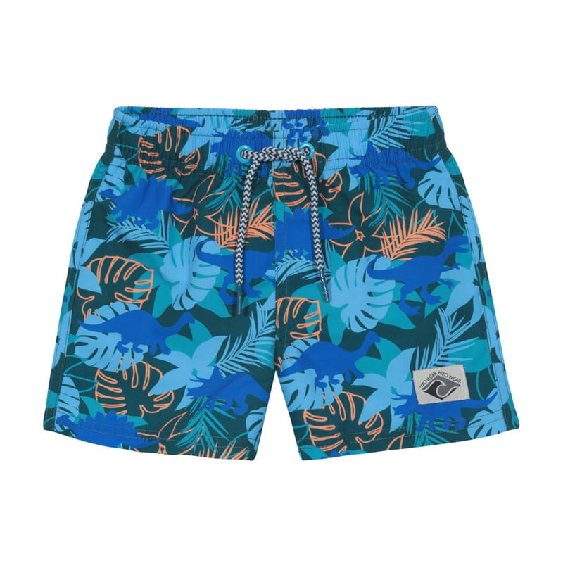 TRAJE DE BAÑO BEBE NIÑO SHORT H2O WEAR AZUL EST. TROPICAL - 1