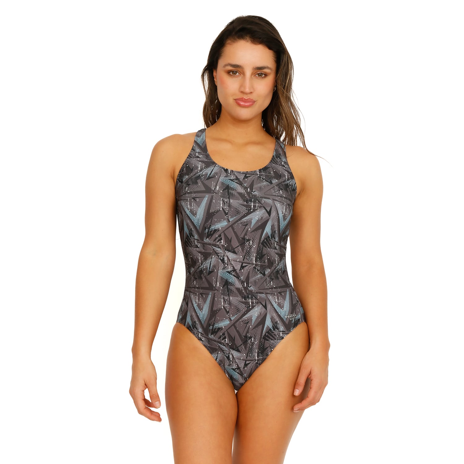 TRAJE DE BAÑO MUJER DEPORTIVO ESTAMPADO H2O WEAR - 1