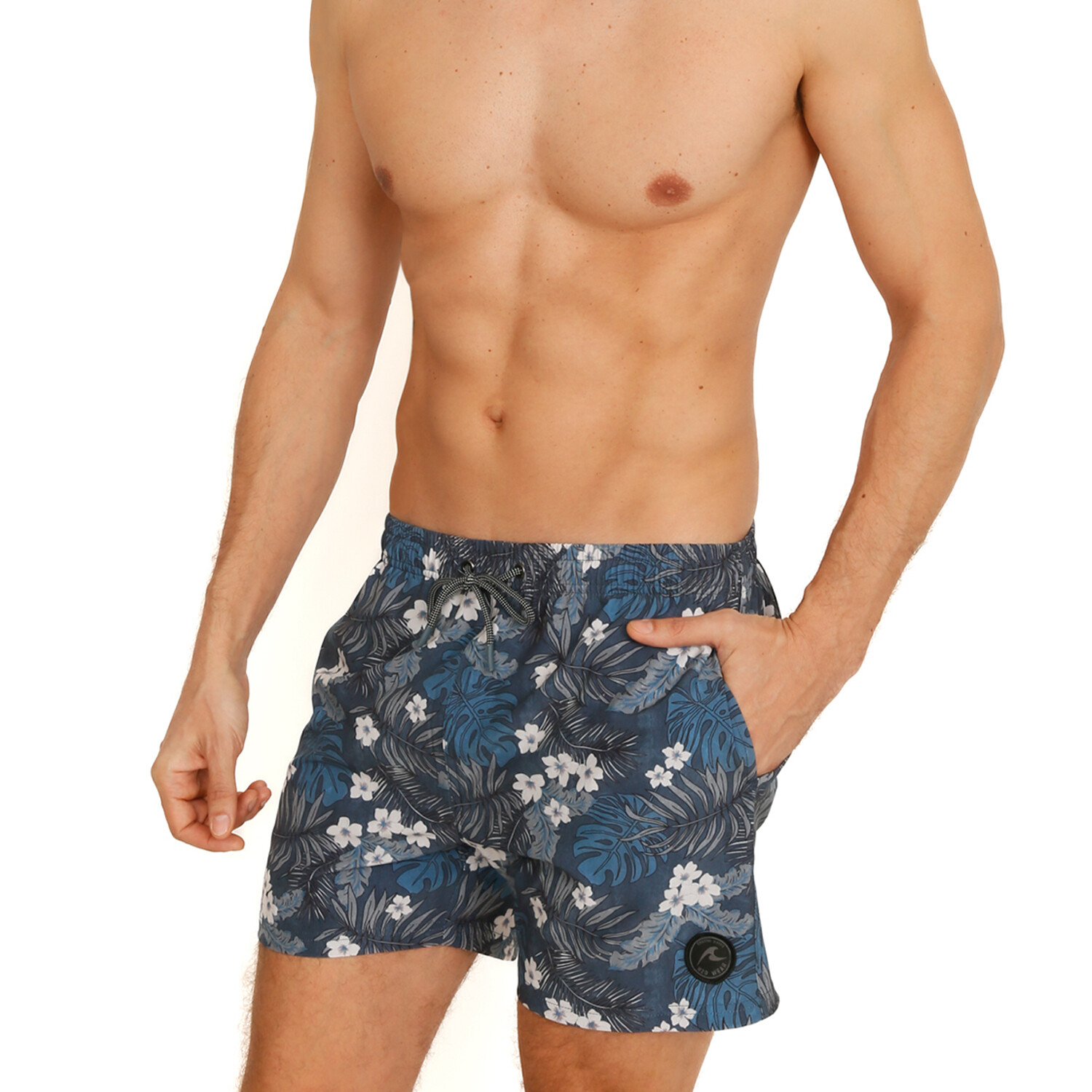 TRAJE DE BAÑO HOMBRE SHORT CALIFORNIA FLORES H2O WEAR - 1