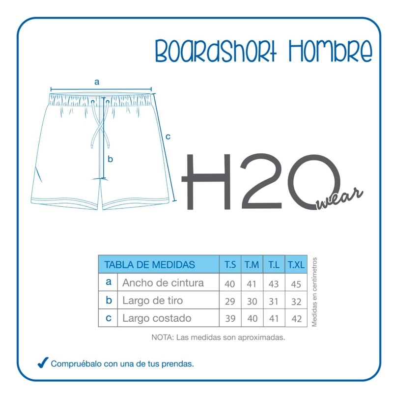 TRAJE DE BAÑO HOMBRE SHORT CALIFORNIA FLORES H2O WEAR - 6