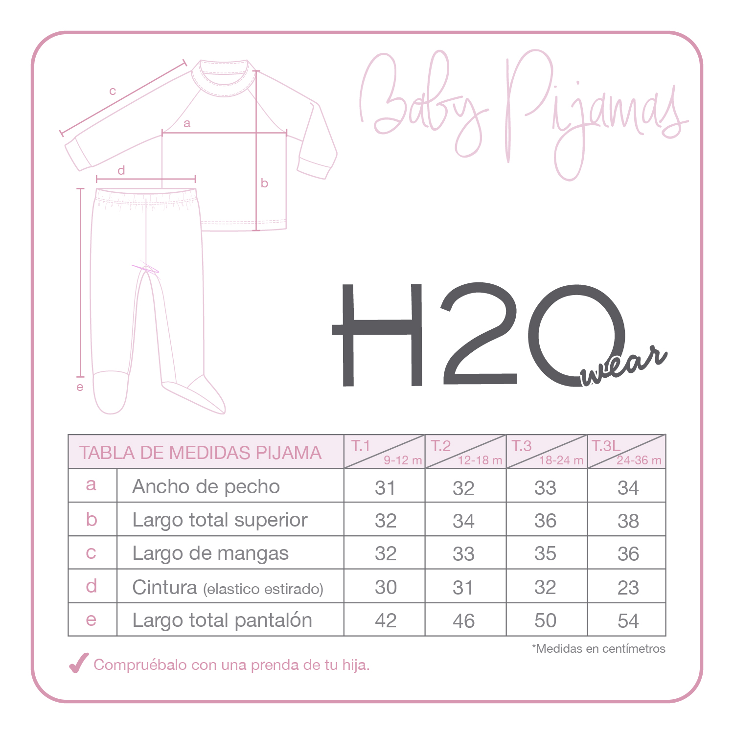 BEBA PIJAMA CUTE BUNNY 2PZ H2O - 3