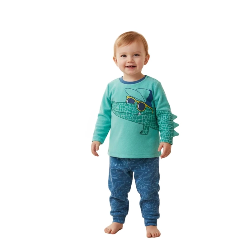 BEBE PIJAMA COCODRILO 2PZ H2O - 1