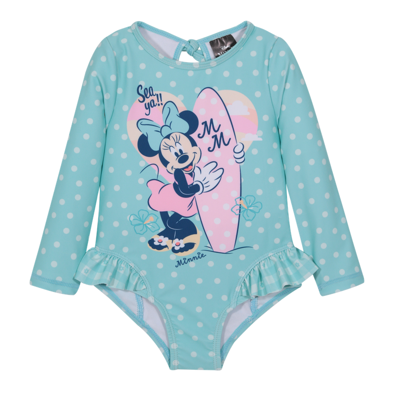 TRAJE DE BAÑO BEBE NIÑA ENTERO UV50 M/LARGA MINNIE DISNEY - 6