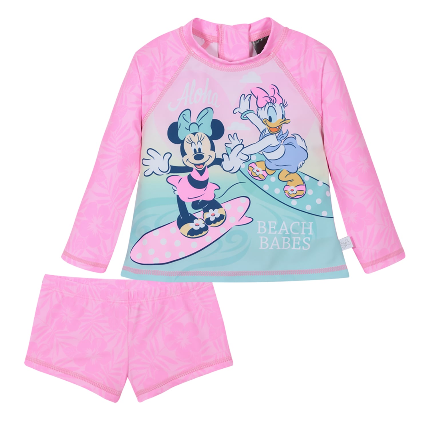 TRAJE DE BAÑO BEBE NIÑA SET UV50 M/LARGA MINNIE DISNEY - 1