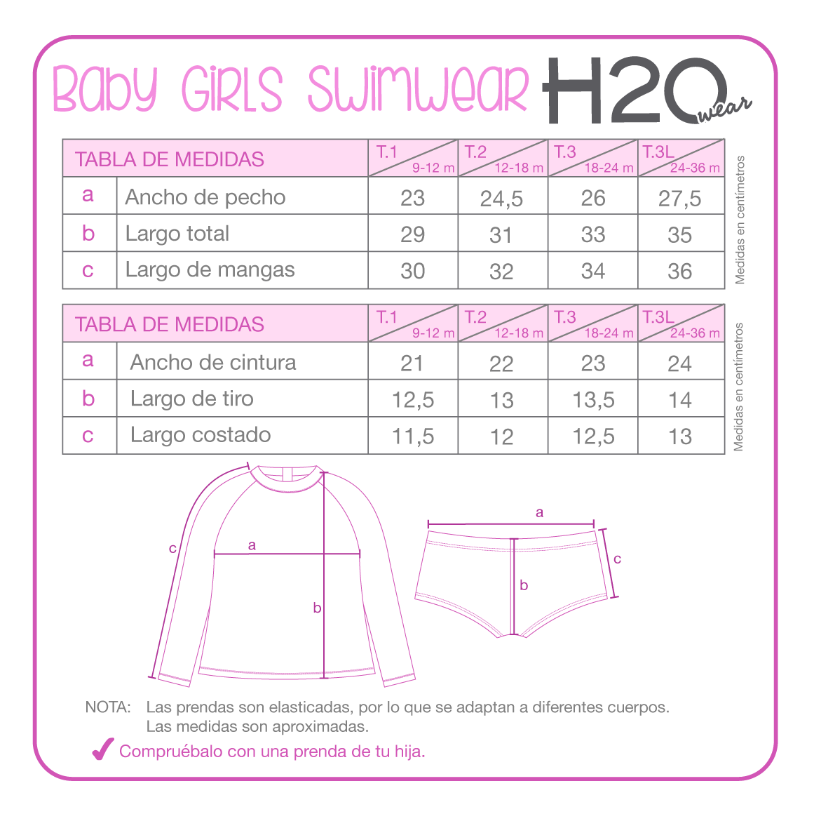 TRAJE DE BAÑO BEBE NIÑA SET UV50 M/LARGA PRINCESAS DISNEY - 4