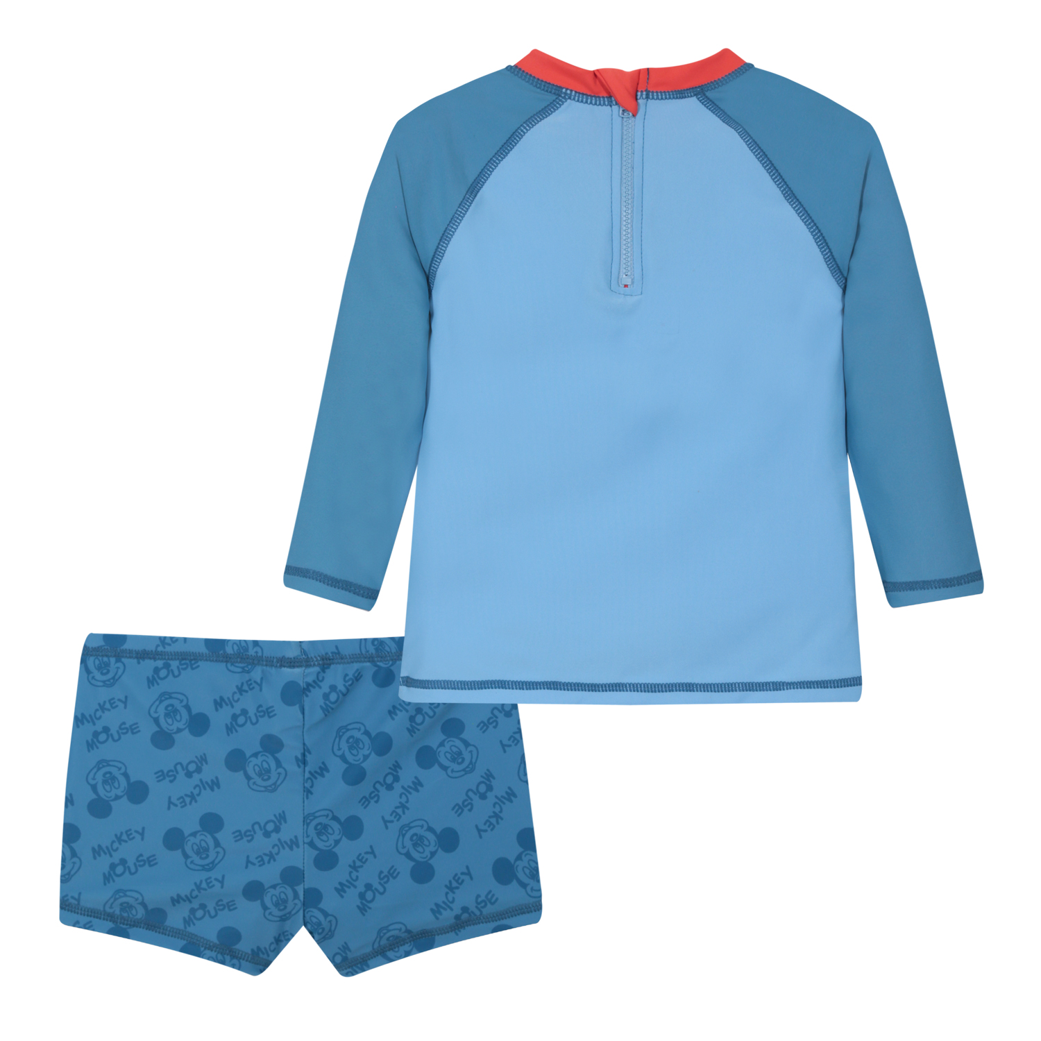 TRAJE DE BAÑO BEBE NIÑO SET UV50 M/LARGA MICKEY DISNEY - 2