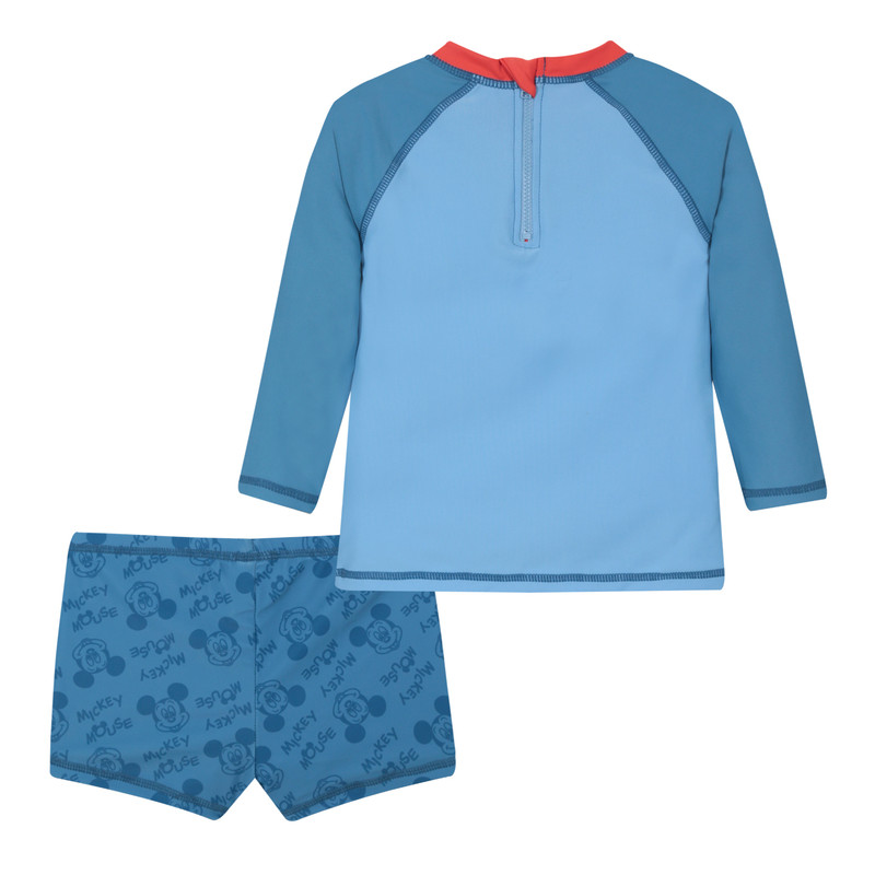 TRAJE DE BAÑO BEBE NIÑO SET UV50 M/LARGA MICKEY DISNEY - 3