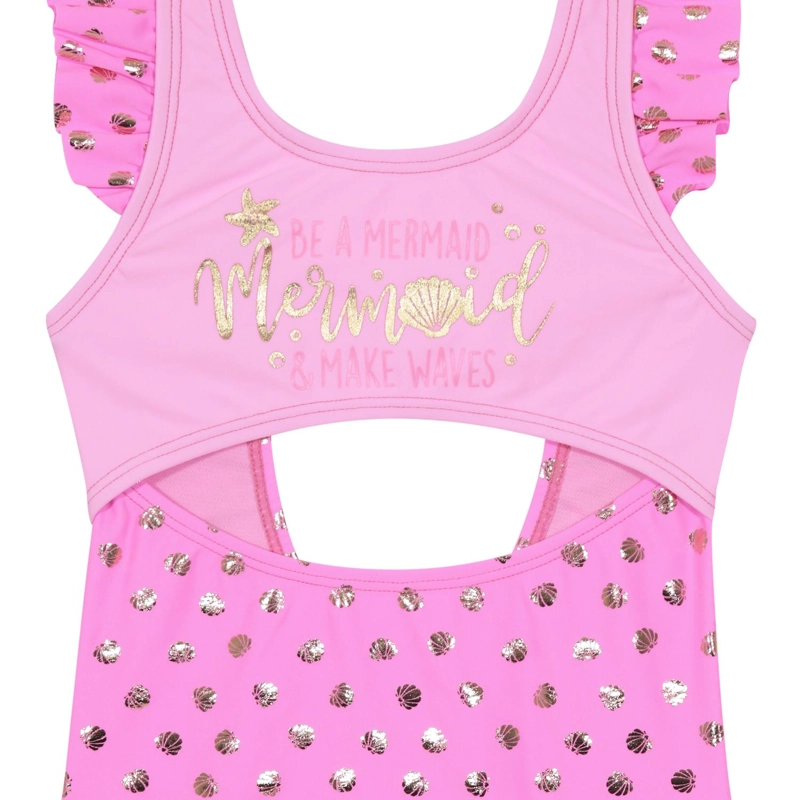 TRAJE  DE DE BAÑO NIÑA UV50 H2O WEAR ROSADO - 4