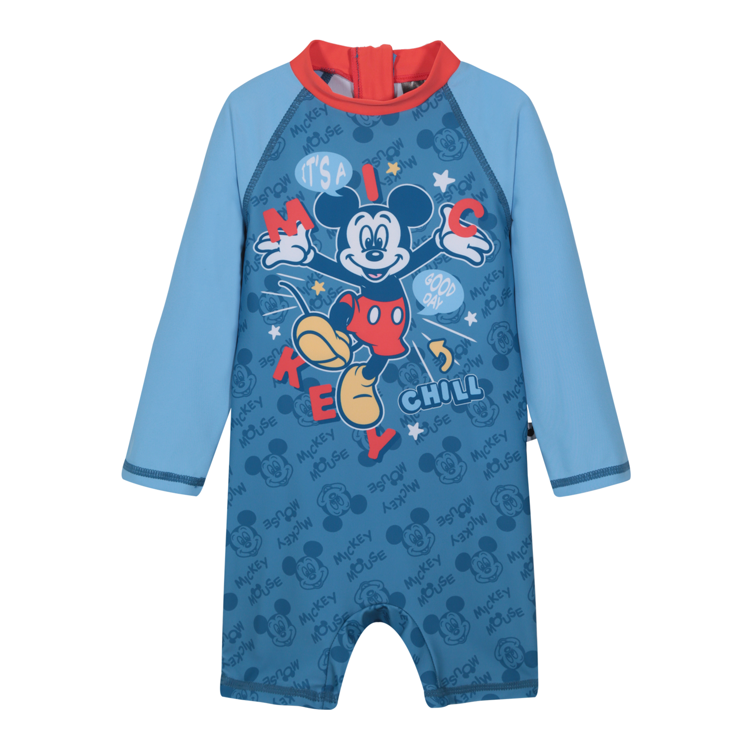TRAJE DE BAÑO BEBE NIÑO BODY UV50 M/LARGA MICKEY DISNEY - 2