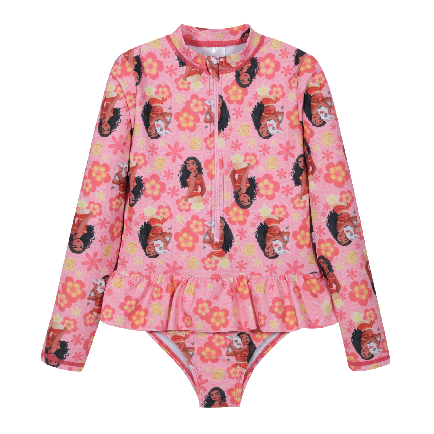 TRAJE DE BAÑO NIÑA ENTERO UV50 M/LARGA PRINCESAS DISNEY - 2