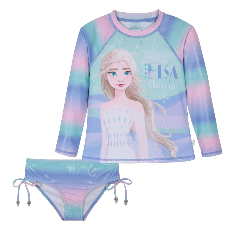 TRAJE DE BAÑO NIÑA SET UV50 M/LARGA FROZEN DISNEY - 2
