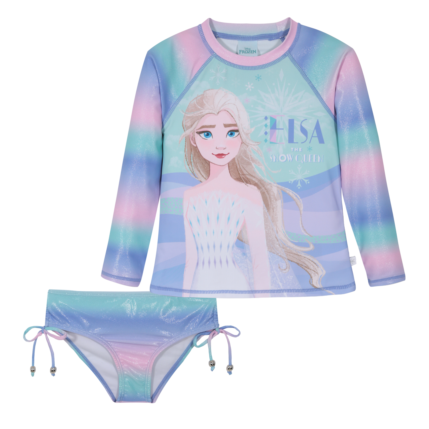 TRAJE DE BAÑO NIÑA SET UV50 M/LARGA FROZEN DISNEY - 2