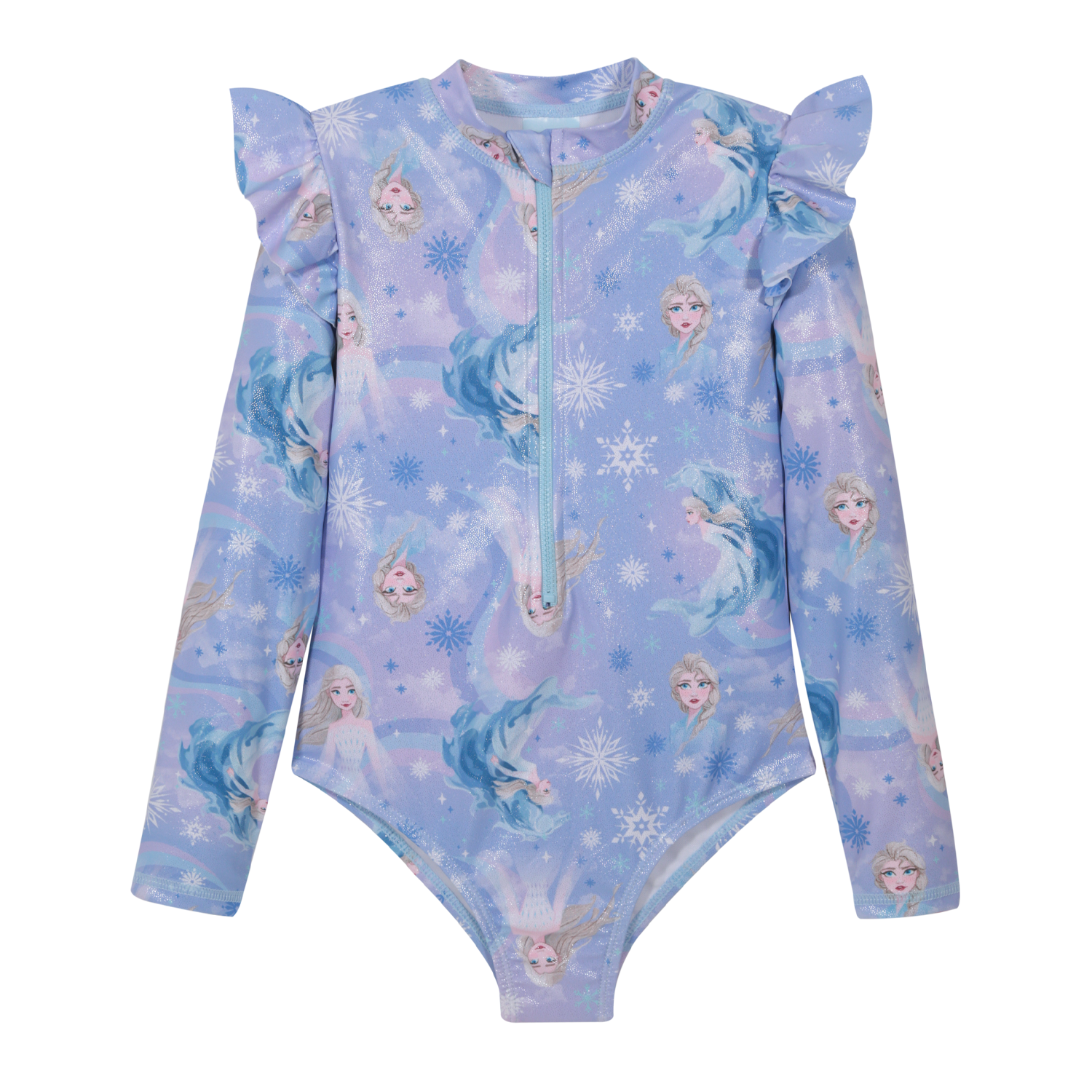 TRAJE DE BAÑO NIÑA ENTERO UV50 M/LARGA FROZEN DISNEY - 2