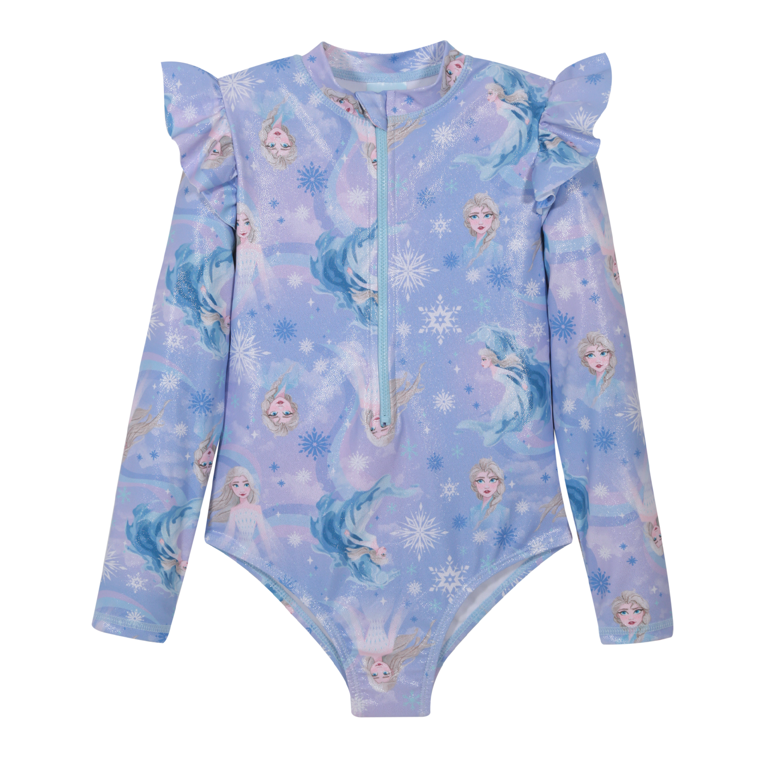 TRAJE DE BAÑO NIÑA ENTERO UV50 M/LARGA FROZEN DISNEY - 2