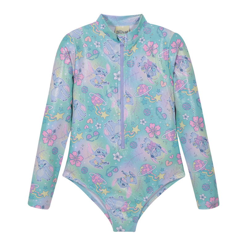 TRAJE DE BAÑO NIÑA ENTERO UV50M/LARGA STITCH DISNEY - 1