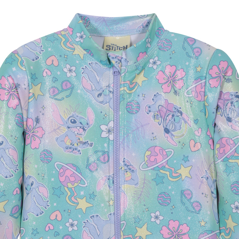 TRAJE DE BAÑO NIÑA ENTERO UV50M/LARGA STITCH DISNEY - 4