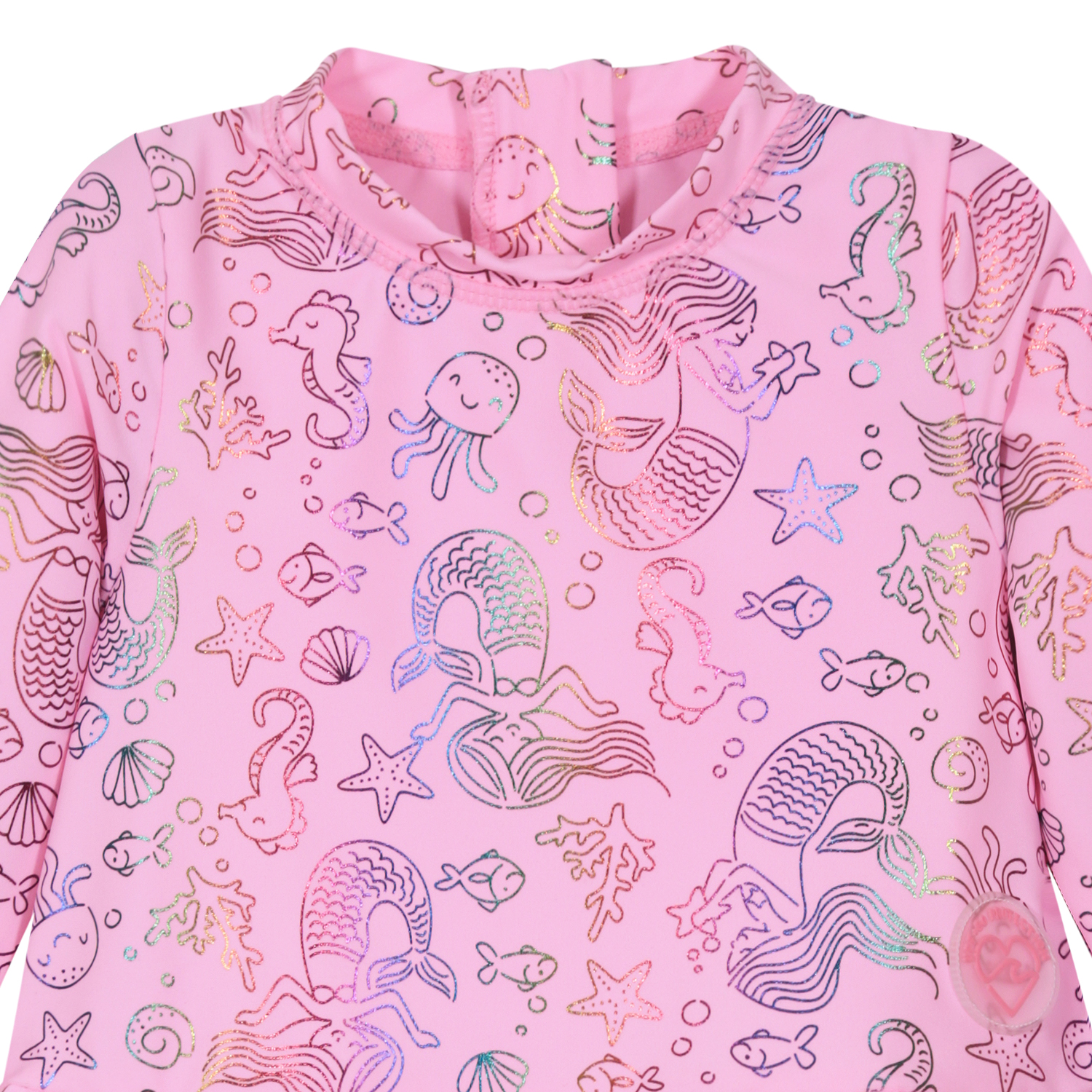 TRAJE DE BAÑO BEBE NIÑA SET UV50 M/LARGA H2O WEAR ROSADO - 4