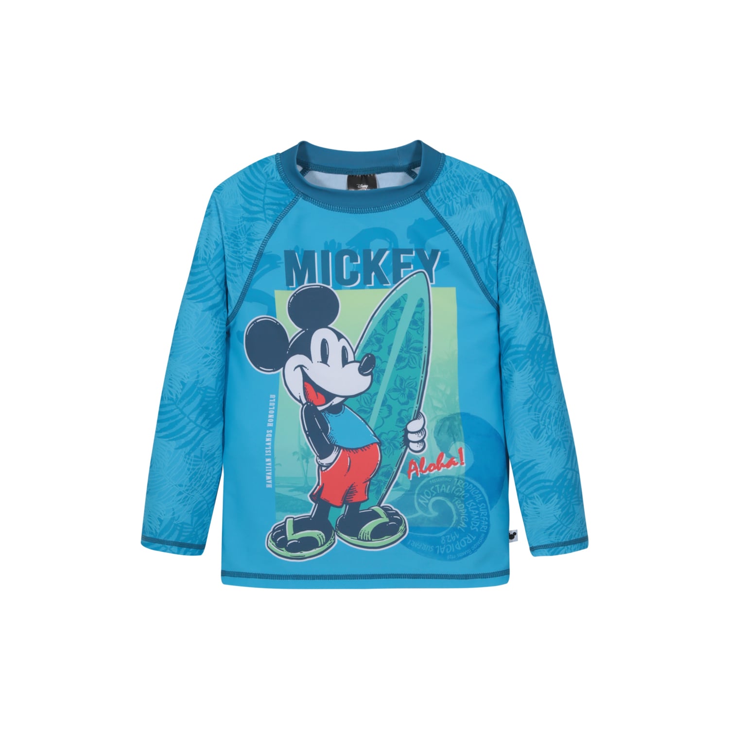 TRAJE DE BAÑO NIÑO POLERA UV50 M/LARGA MICKEY DSINEY - 1