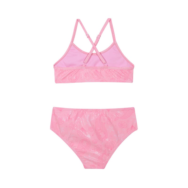 TRAJE DE BAÑO NIÑA BIKINI VUELO UV50 H2O WEAR ROSADO - 3