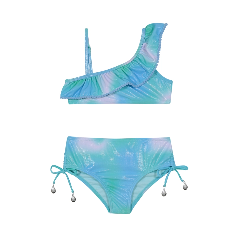 TRAJE DE BAÑO NIÑA BIKINI 1 HOMBRO UV50 H2O WEAR CALIPSO - 1