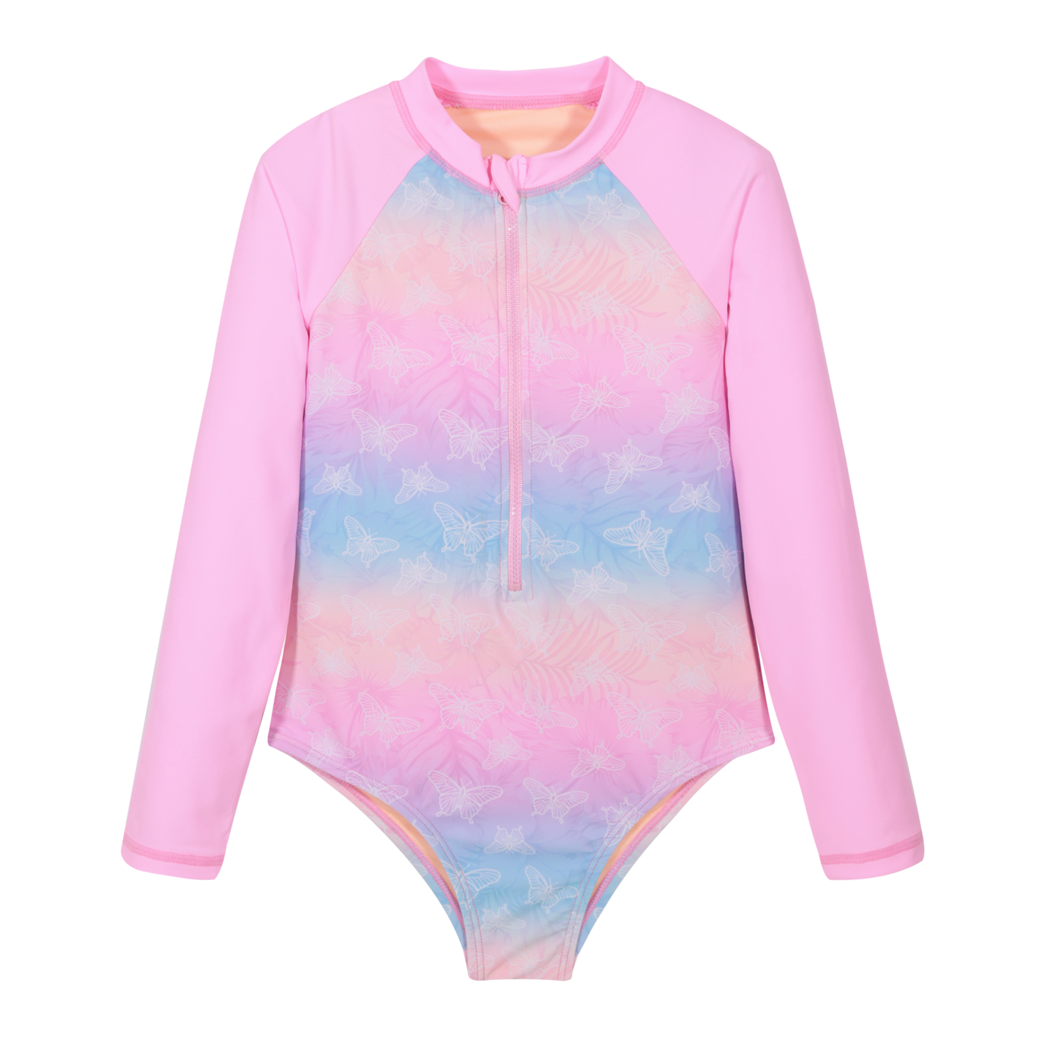 TRAJE DE BAÑO NIÑA M/LARGA UV50 H2O WEAR ROSADO - 2