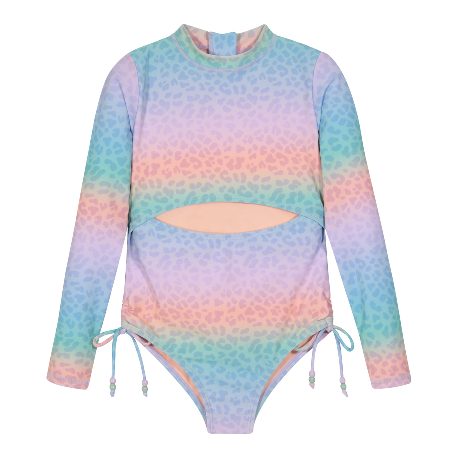 TRAJE DE BAÑO NIÑA M/LARGA CUT OUT UV50 H2O WEAR MULTICOLOR - 1
