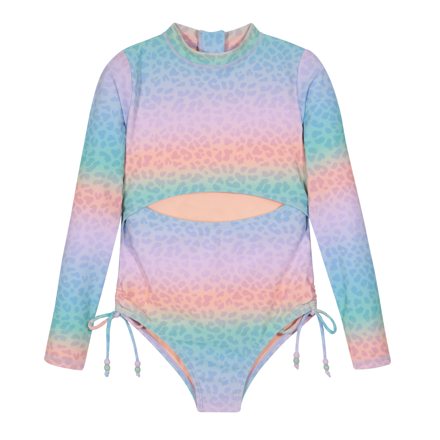 TRAJE DE BAÑO NIÑA M/LARGA CUT OUT UV50 H2O WEAR MULTICOLOR - 2